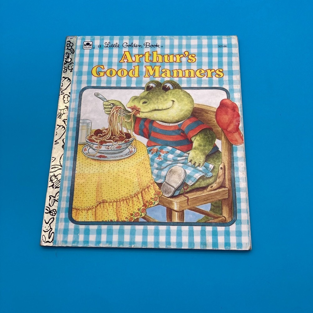 Arthur's Good Manners Little Golden Book 1987 Vintage Stephanie Calmenson